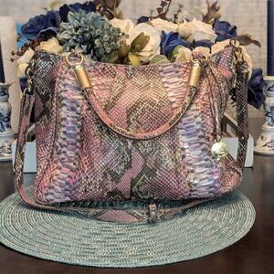 O1 BRAHMIN Berry Opal Seville Ruby Satchel